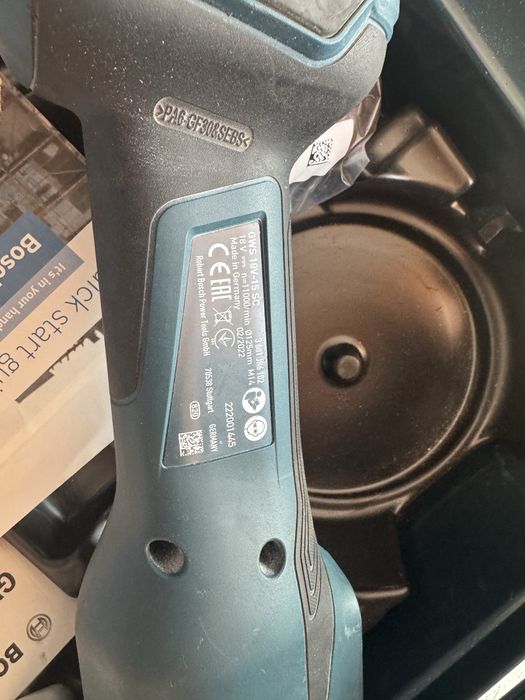 Акумолаторен ъглошлайф bosch  gws 18v 15sc