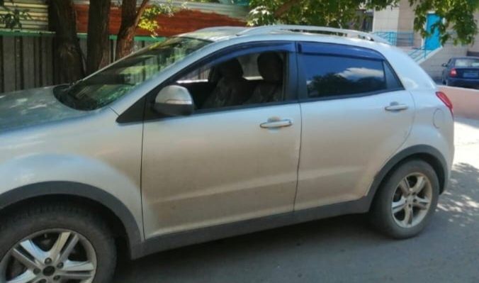 Ssangyong actyon new 2014 года в аварийном состоянии ланжероны целые