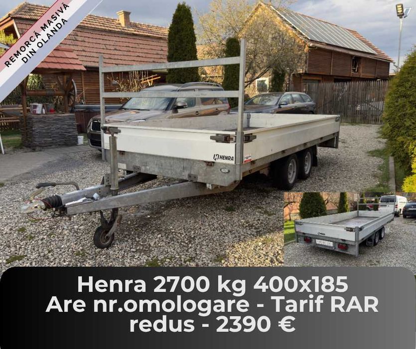 Remorci din Olanda de la 750 kg pana la 3500 kg - Citeste descrierea!