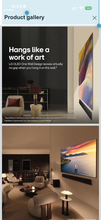 Televizor LG OLED evo OLED77G42LW, 195 cm 4K 144hz - 5 ani garanție