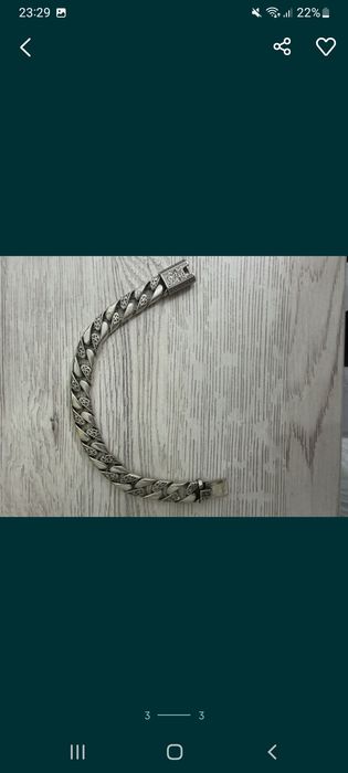 Braslet 22 sm 925 proba