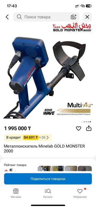 Minelab Gold Monster 2000