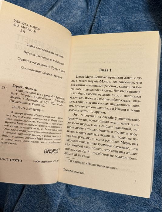 Книга «Таинственный сад»