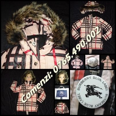 Pufoaica lunga dama gluga detasabila blana vulpe geaca femei puf gasca