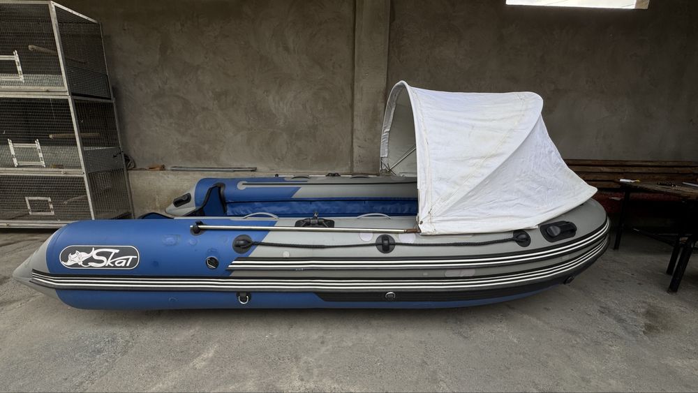 Лодка Skat + мотор Parsun 8 л.с. Отличное состояние