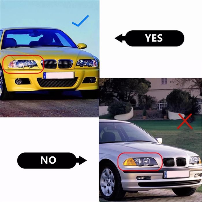 Стекло фар BMW E-46 98-01г