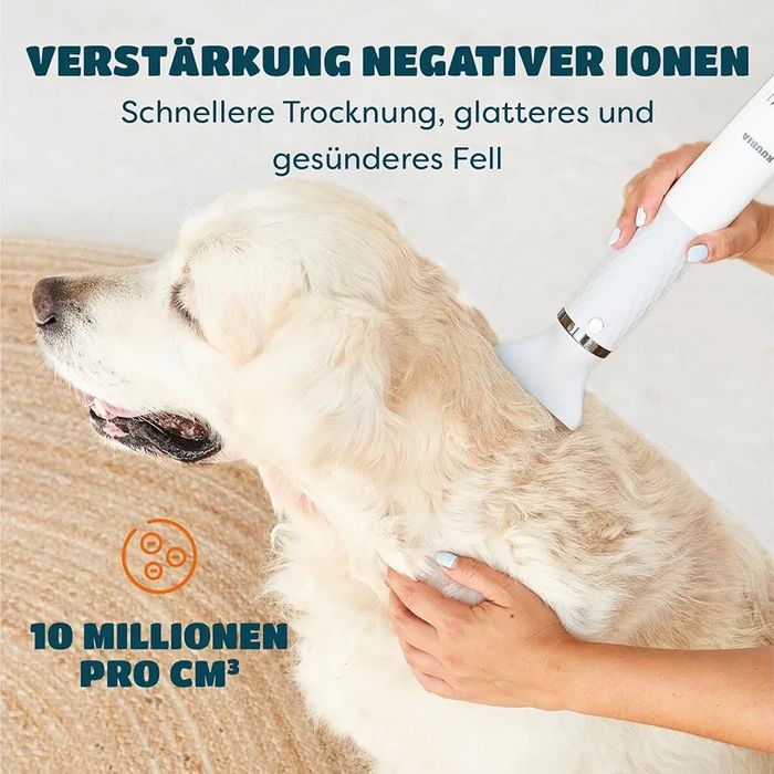 5-в-1 груминг сешоар и четка за домашни любимци KUUBIA 900W