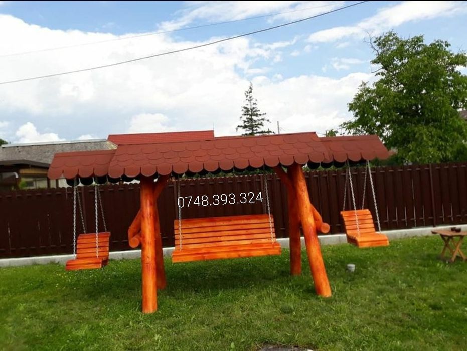 Balansoar  leagan  lemn  masiv