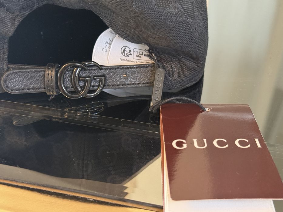 Șapcă Gucci din piele – nouă cu etichetă Model Unisex
