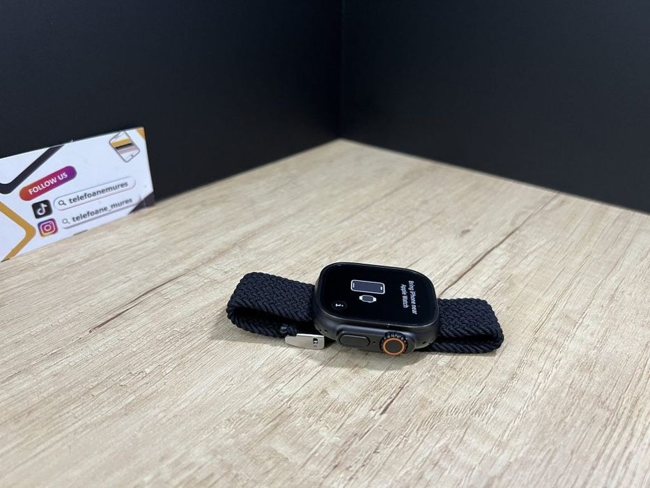 Apple Watch Ultra 2 49mm Black Titanium Second-Hand 2 ani garanție, Te