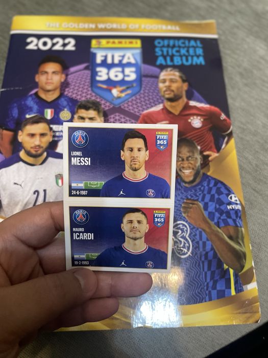 Наклейки panini fifa 365 за 2022 год