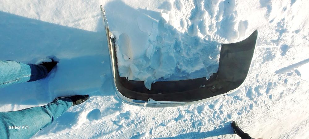 Задний бампер приора 1