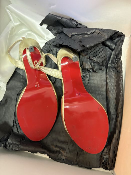 Sandale piele aurii AE Shoes