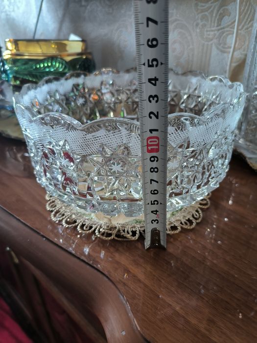 Хрусталь! Чехия! Две очень красивые конфетницы!