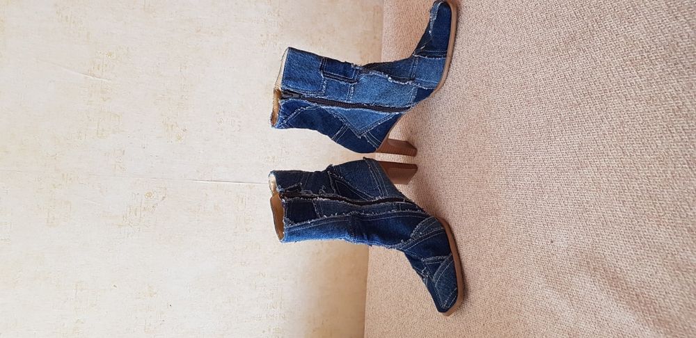 Джинсовые полусапожки Италия