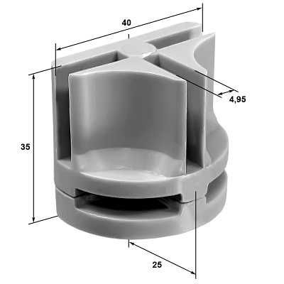 Стеклянная витрина - кубы.