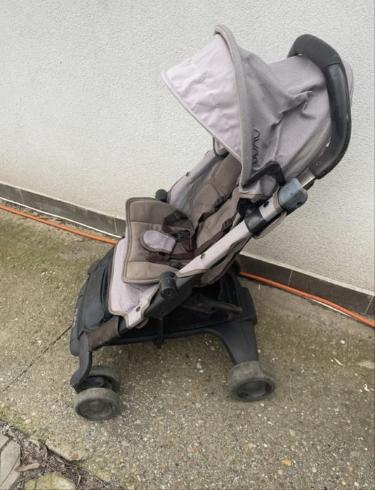 Carucior Nuna + scoică masină, caruț cu scoică