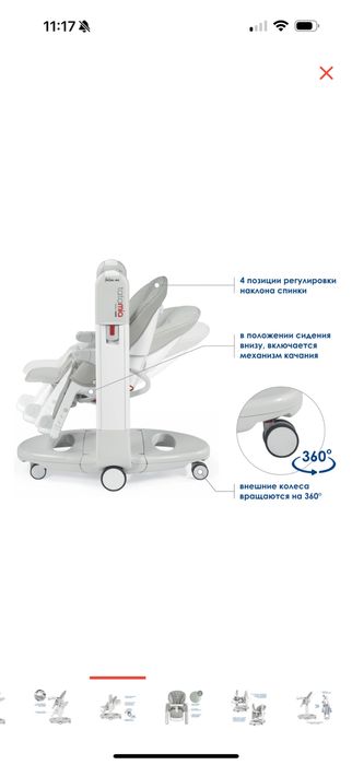 Стул для кормления 3в1 Peg perego tatamia