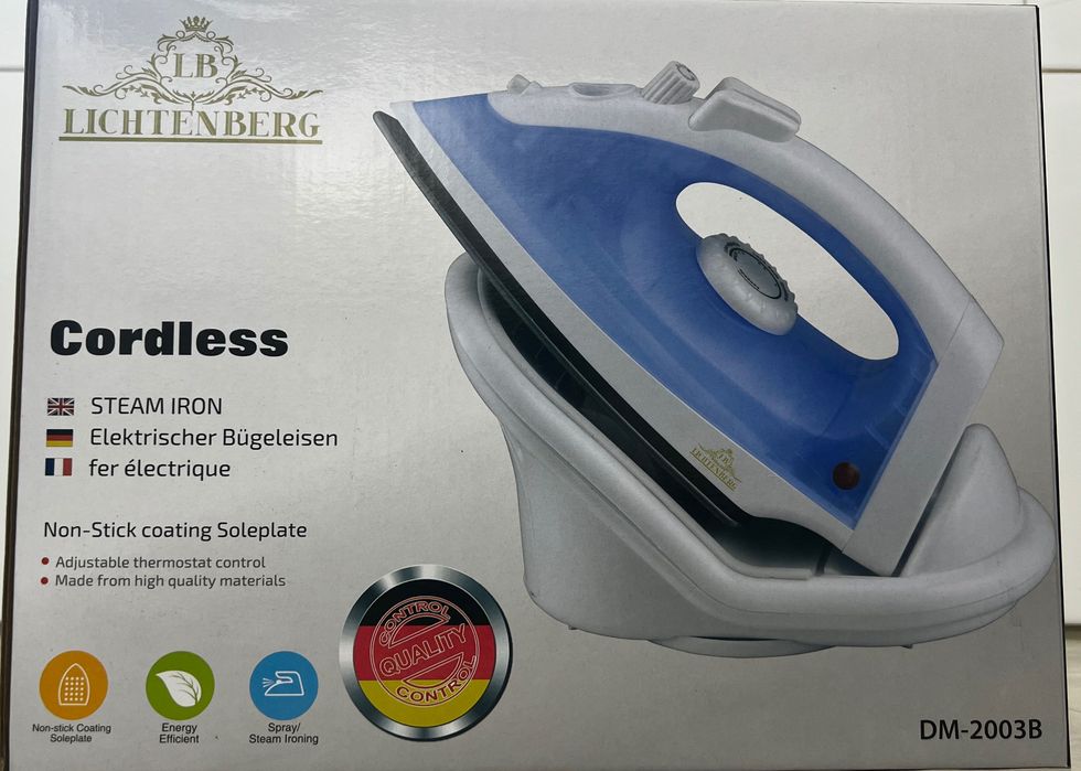 Fier de călcat cordless