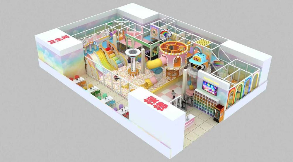 Детский лабиринт, детский игровой парк.