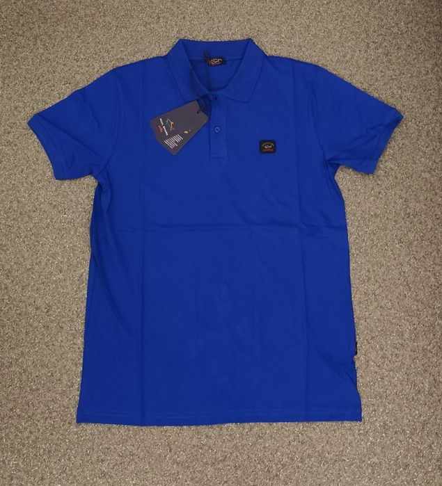 Нова мъжка тениска фланелка с яка Paul and Shark t-shirt блуза