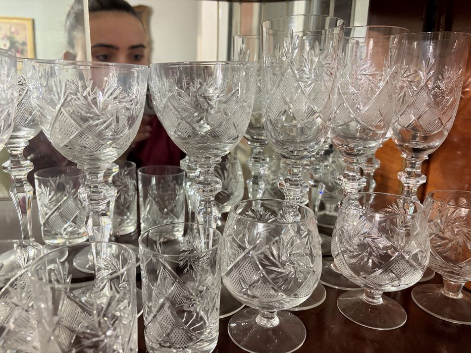 Set pahare cristal
