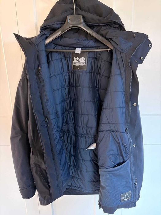 Geacă Parka Quechua SH500 -10°C impermeabilă, albastru, bărbați zăpadă