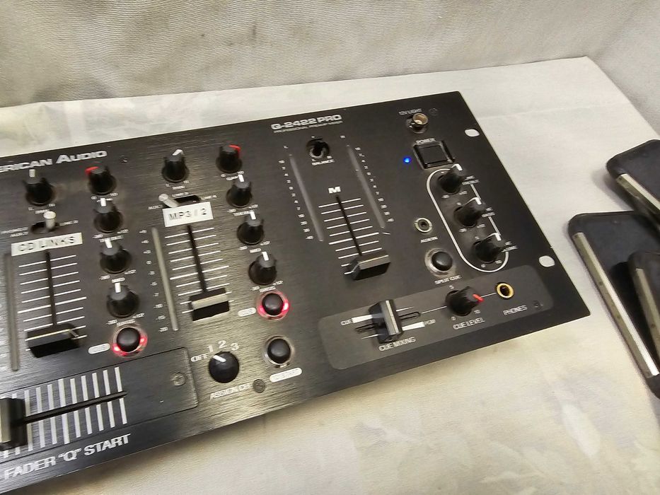 Mixer Audio Profesional American Audio Q-2422 PRO | 3 Canale | Fader Q-Start