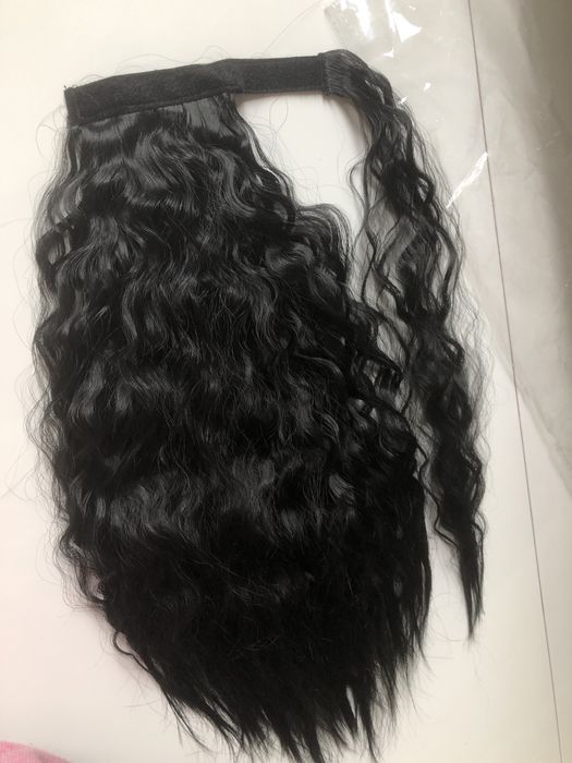 Опашка за коса черен цвят