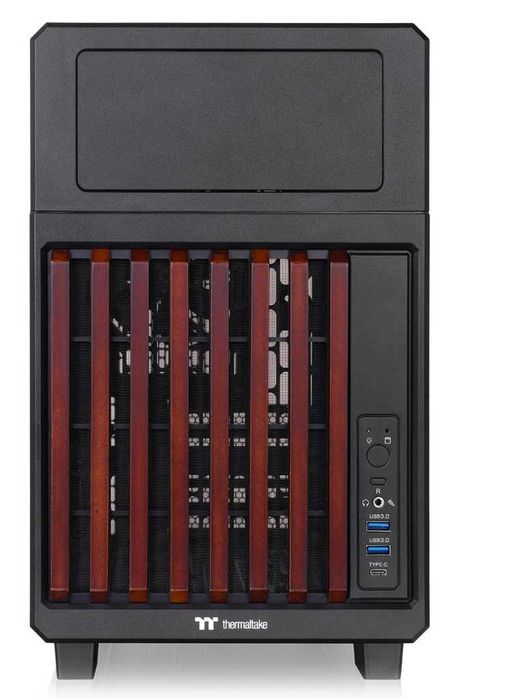Компютърна кутия Thermaltake TR200 WS Wood Еdition BLACK/WHITE