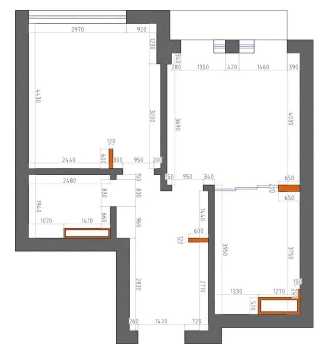 Продаётся 2ком ЖК Mirabad Avenue 64,4м2 КОРОБКА ор-р: Госпитальный