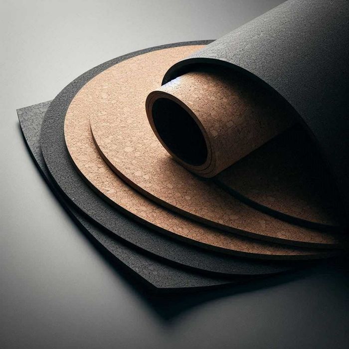 ГУМИРАН КОРК размери 1,04м х 1,04м, дебелина 2мм