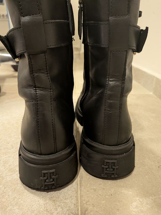 Дамски боти Tommy Hilfiger естествена кожа