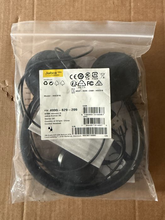 Căști Jabra Evolve 20 Stereo – NOI