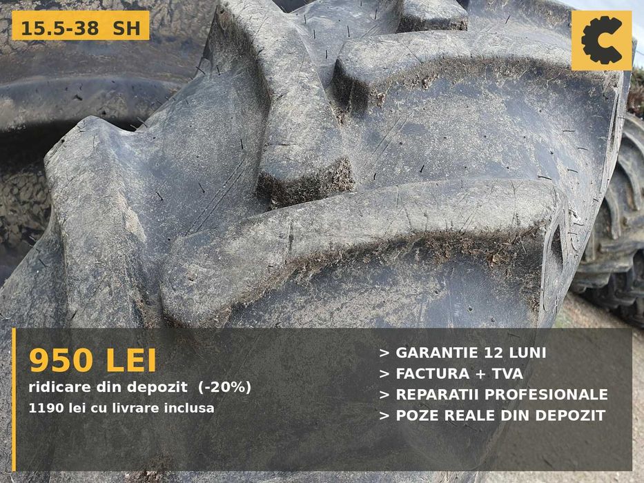 Cauciucuri 15.5-38 400/75R38 Ceat Anvelope Tractor SH IEFTIN Garantie