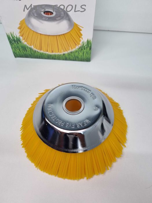 Perie cupa 8 inch 200x25,4 pentru motocoasa nailon