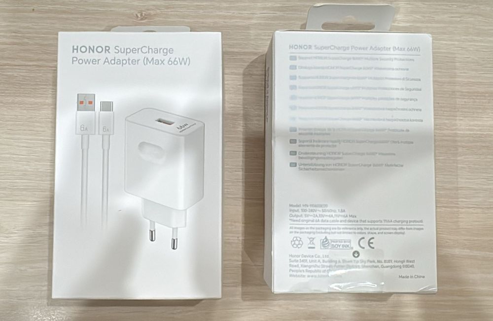 Incarcator original Honor SuperCharge 66W + cablu usbC Magic V 200 400