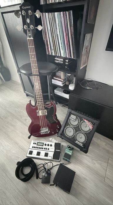 set complet chitara bass