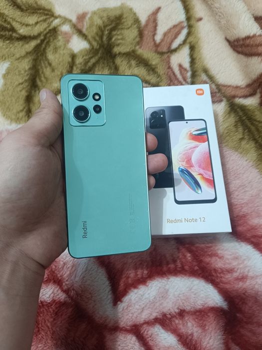 Xiaomi Redmi Note 12 12/128GB Green Original Igravoy Karobka Yaxshi