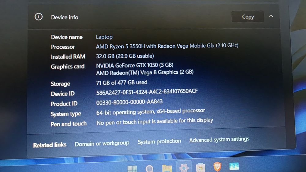 Laptop Gaming - HP Pavilion 15 - 32GB RAM