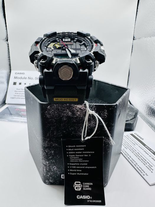 *Чисто Нов* Casio G-Shock GWG-2000-1A3 Mudmaster *Military Green*