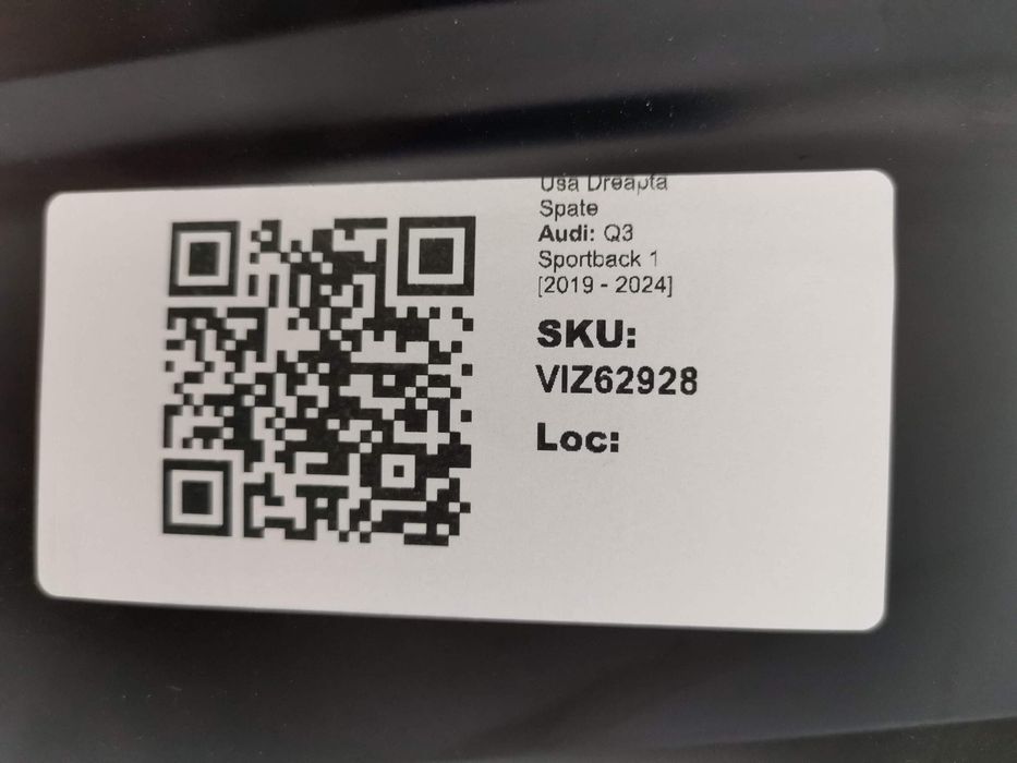 Дясна задна врата / Audi Q3 Sportback 1 [ - ] Оригинална в добро състо