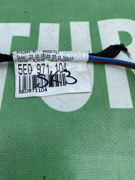 Instalație completă cu senzori parcare bară spate Skoda Octavia 3