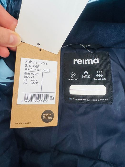 Salopeta de iarna Reima Puhuri extra impermeabila 8.000 mm