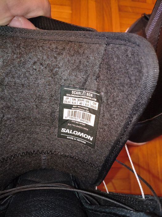 Boots damă Salomon Scarlet BOA 40 (25.5 cm)