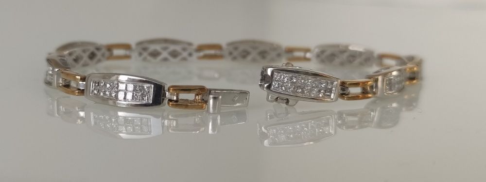 Bratara i aur 14k cu diamante 2ct
