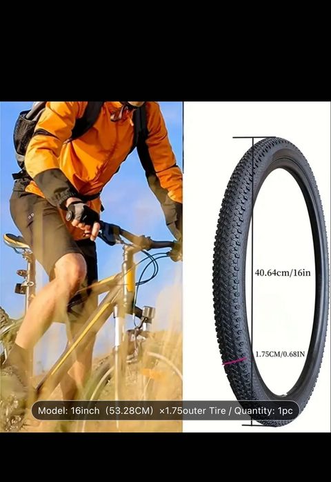 BTWIN Гуми за велосипеди DRY1 26"x2 Твърд Борд + вътрешни гуми