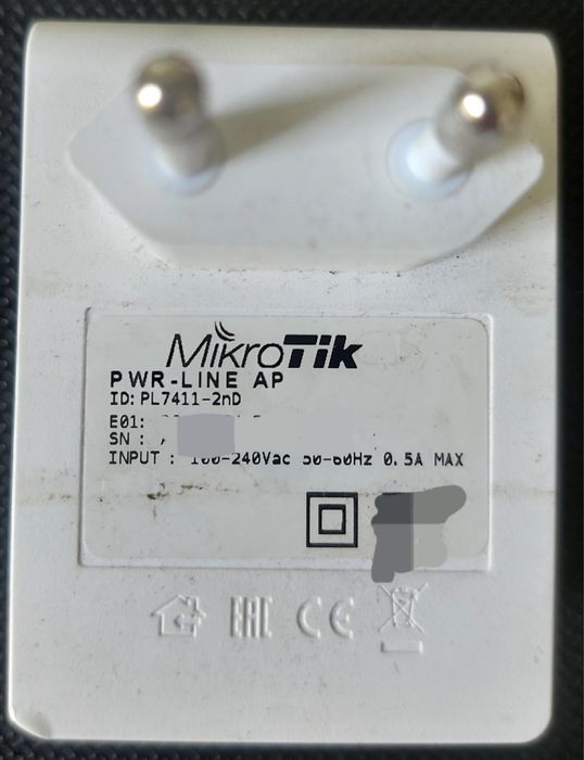 Точка доступа - MikroTik PWR-LINE AP.