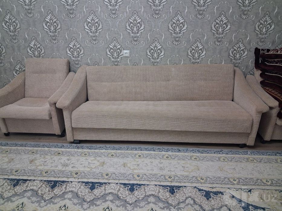 Диван и кресло жаксы жагдайда