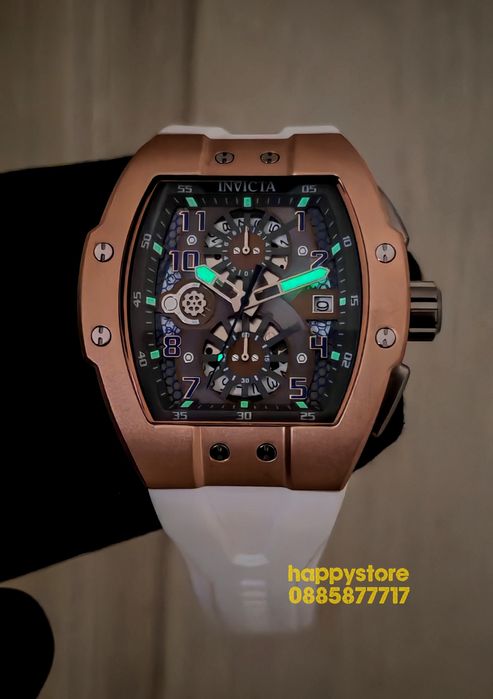 INVICTA Racing Strada Rose Gold 47 mm, Инвикта нов ръчен часовник